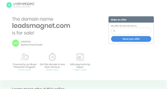 Desktop Screenshot of leadsmagnet.com